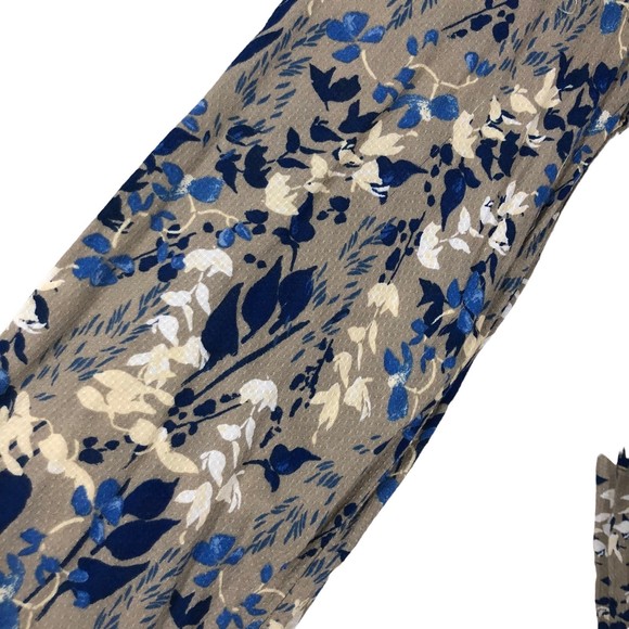 A New Day Boho Prairiecore Maxi Dress w/Layered tiers, Floral Artsy Print SZ S - Picture 9 of 10